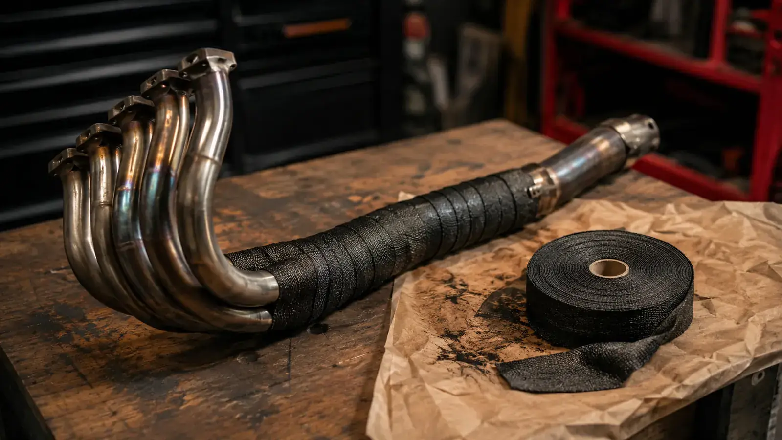 How to Wrap Motorcycle Exhaust Pipes So the Wrap Actually Lasts